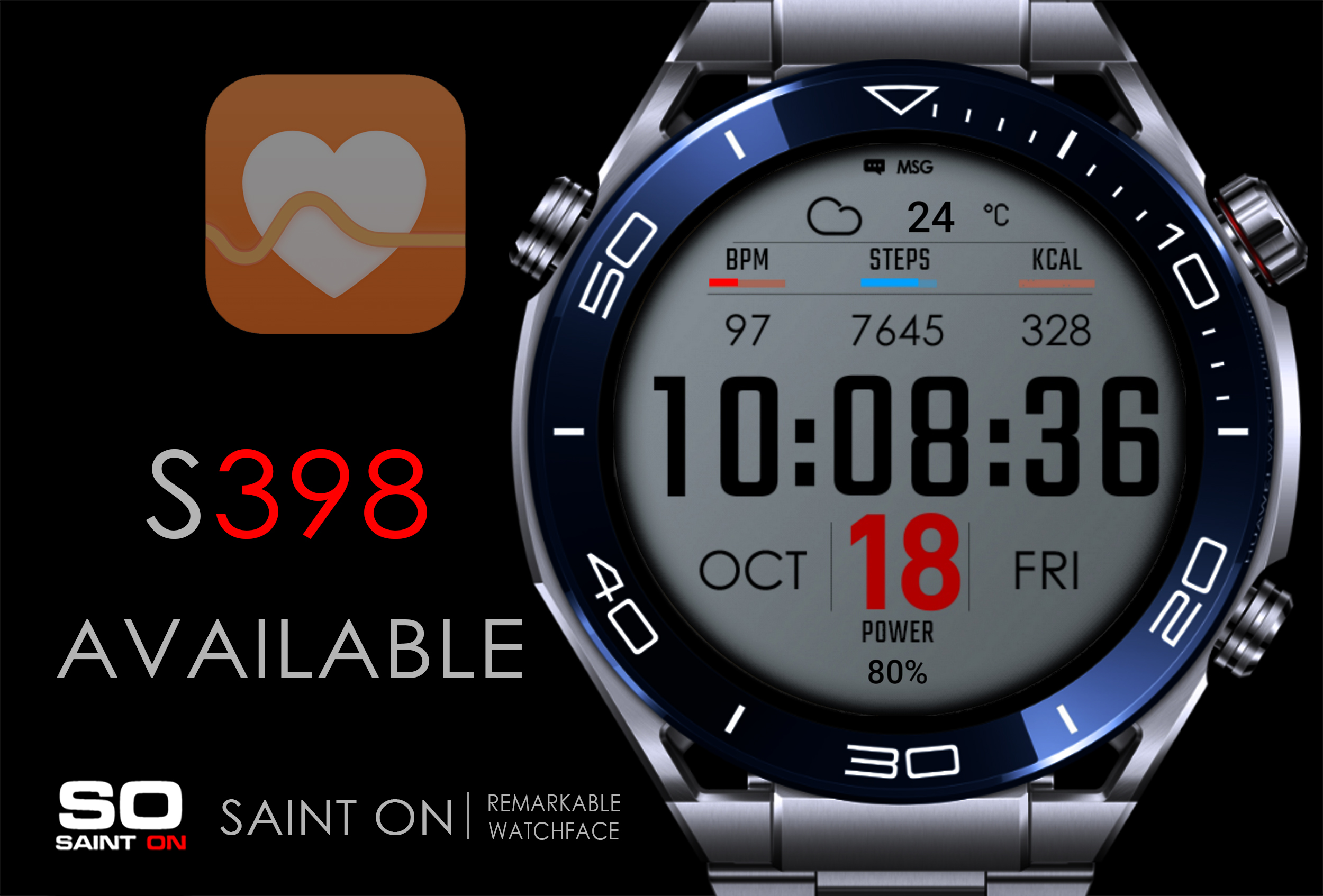 Saint On Watchface